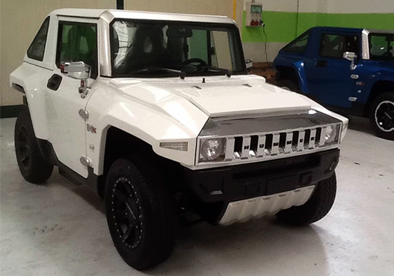 microcar HUMMER elettrica